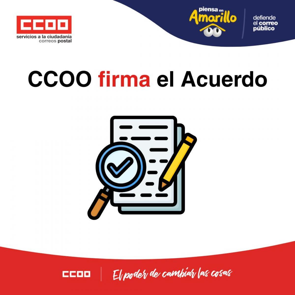 CCOO pacta con Correos un novo desenvolvemento do Acordo Marco do 31 de decembro do 2024 que impulsa o Plan de prexubilacins de entre 7 e 10 mil persoas por un valor de 427 m e un Plan de entradas para o rexuvenecemento do persoal para 2025-2028