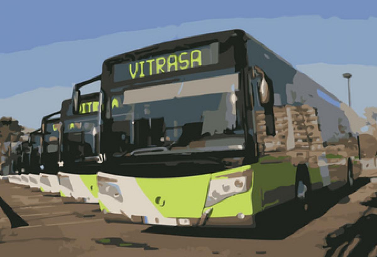 Vitrasa é a empresa concesionaria do servizo público de autobús de Vigo