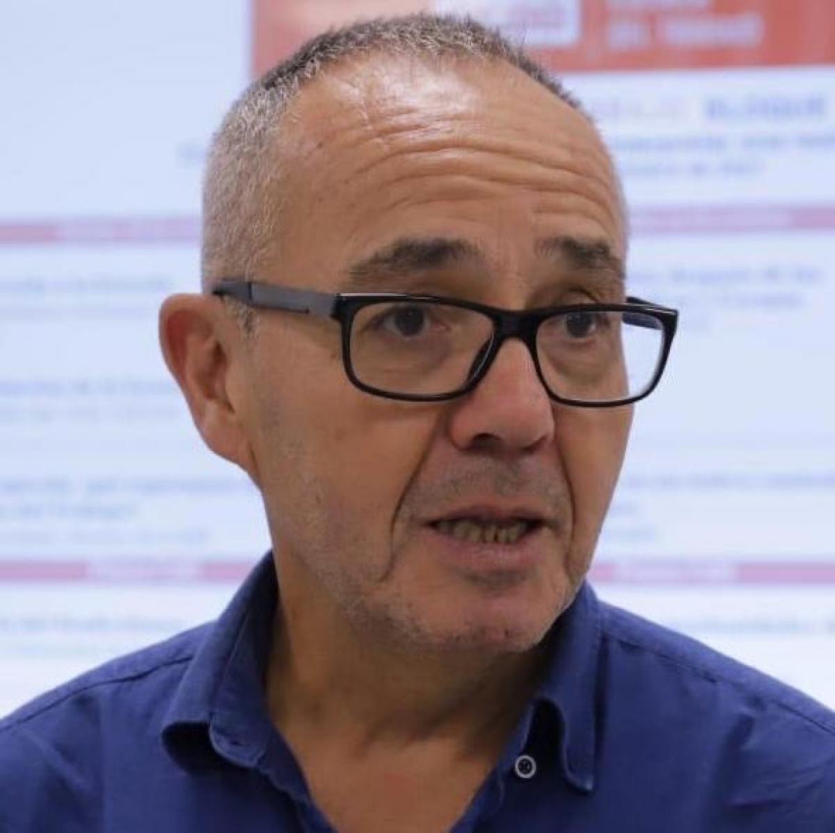 Joan Coscubiela, director da Escola do Traballo de Comisins Obreiras