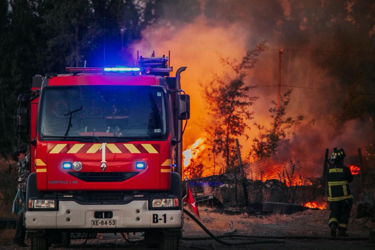 Extinción de incendios forestais