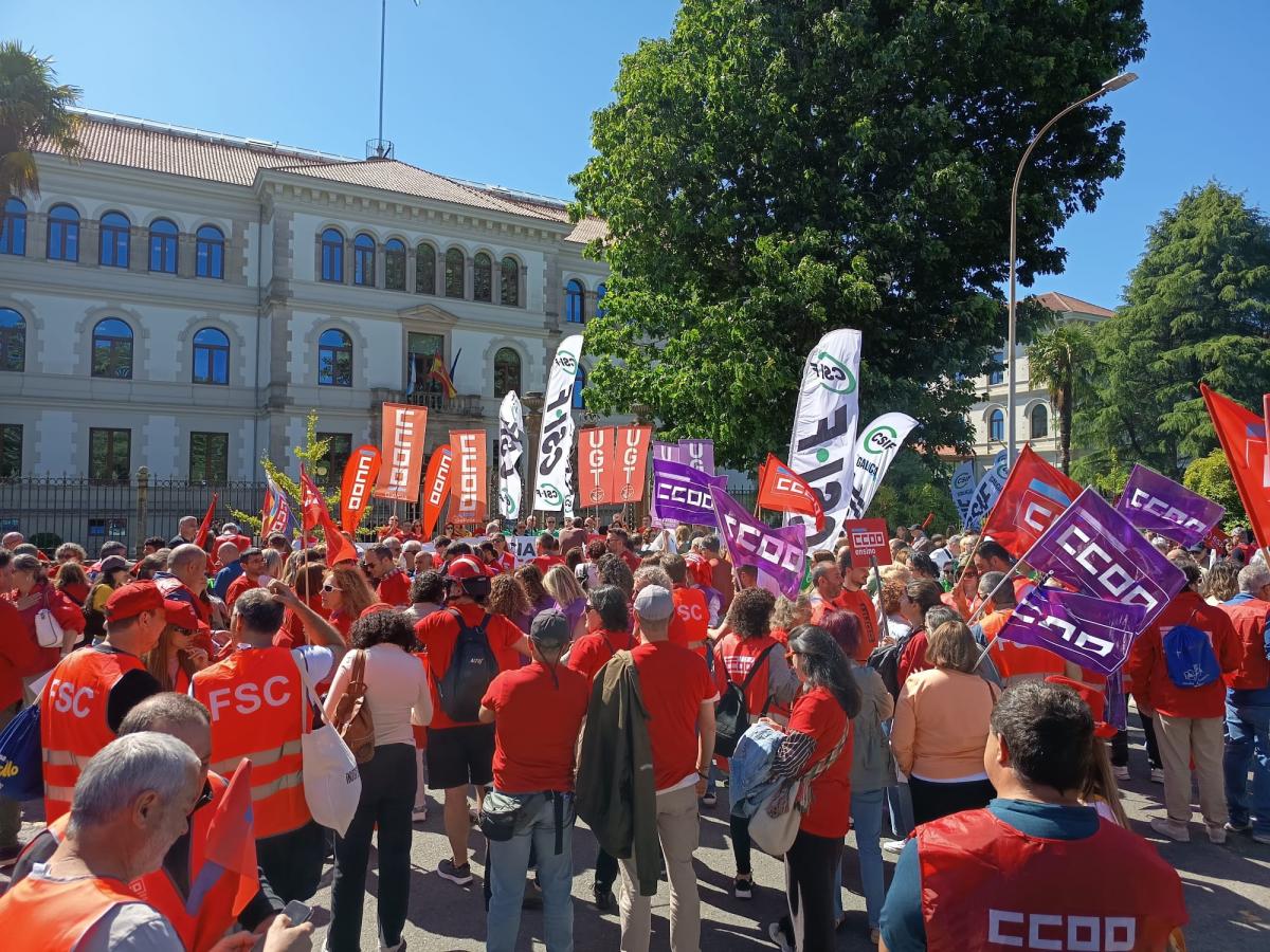Contra o recorte de dereitos e por uns servizos públicos de calidade